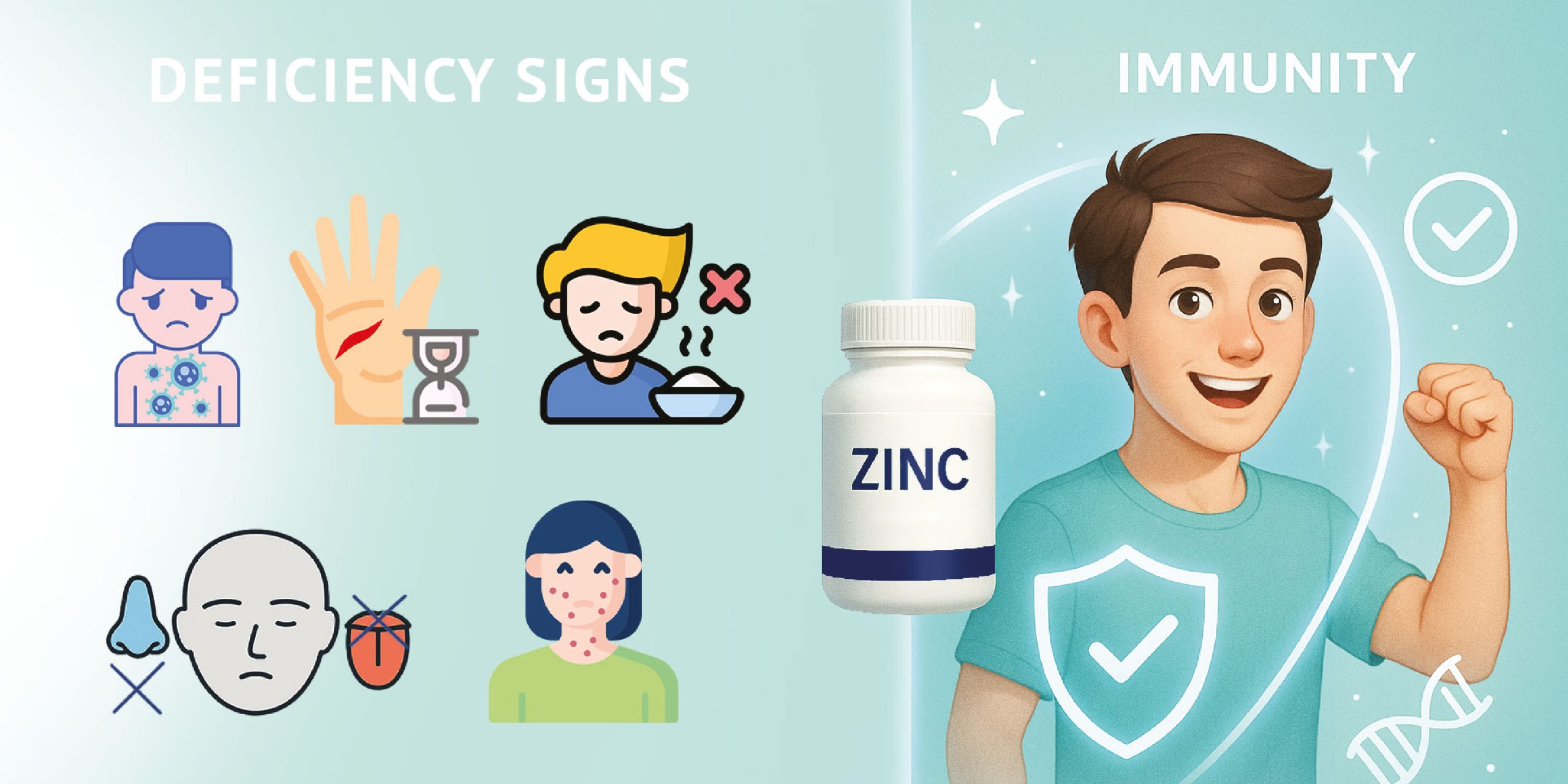 Zinc and Immunity Role in Kids and Adults